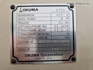CNC-Drehmaschine Okuma LT10 M