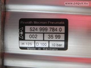 REXROTH Pneumatikzylinder mit Arretierzylinder