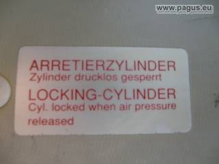 REXROTH Pneumatikzylinder mit Arretierzylinder