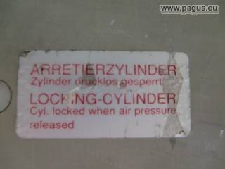 REXROTH Pneumatikzylinder mit Arretierzylinder