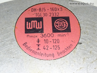 WMW 3-Backenfutter