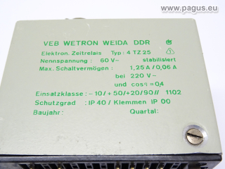 WETRON WEIDA Zeitrelais