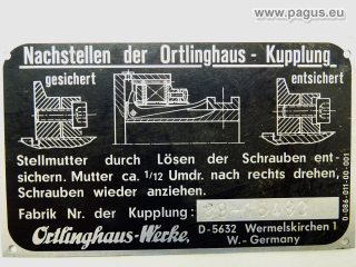 ORTLINGHAUS mechanische Kupplung