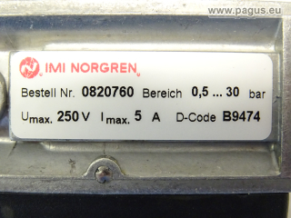 NORGREN Elektromechanischer Druckschalter