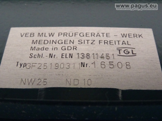MLW Durchflussanzeiger