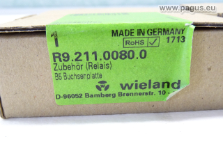 WIELAND Buchsenplatte