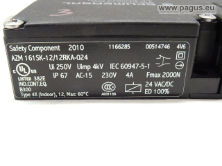 SCHMERSAL Sicherheitzuhaltung