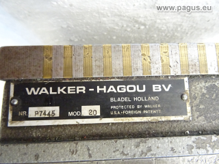 WALKER - HAGOU Magnetplatte