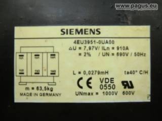 SIEMENS Netzdrossel für Frequenzumrichter