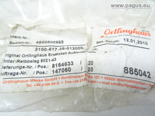 ORTLINGHAUS Außenlamelle