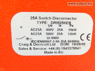 CRAIG &  DERRICOTT Lasttrennschalter