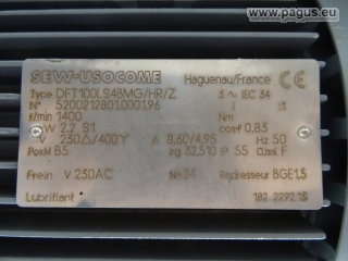SEW Elektromotor mit Bremse