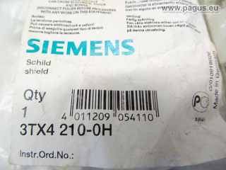 SIEMENS Leerschilder