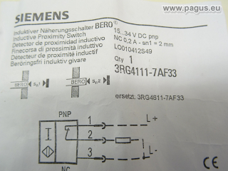 SIEMENS Induktiver Sensor