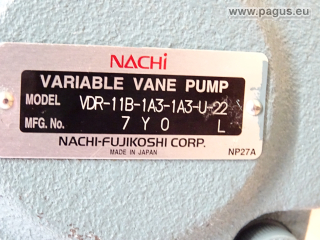 NACHI Doppel- Flügelzellenpumpe mit Motor