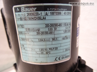 BAUER Getriebemotor