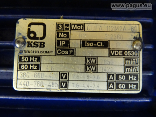 KSB Kreiselpumpe
