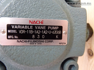 NACHI Doppel- Flügelzellenpumpe, mit Motor