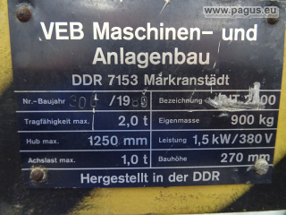 TAKRAF Hubtisch