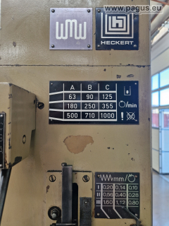 WMW Heckert Säulenbohrmaschine