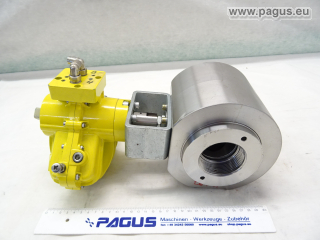 ADLER ITALY 3-Wege Kugelhahn mit pneumatischem Ventilantrieb