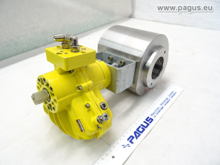 ADLER ITALY 3-Wege Kugelhahn mit pneumatischem Ventilantrieb