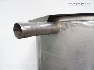 PAGUS Edelstahl- Rundbehälter