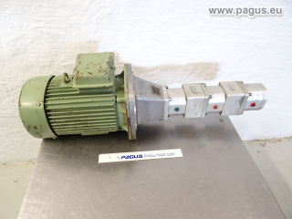 ORSTA Dreifach- Hydraulikpumpe mit Motor