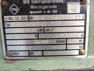 ORSTA Dreifach- Hydraulikpumpe mit Motor