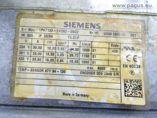 SIEMENS Servomotor mit Fremdlüfter