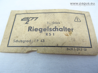 EMZ Riegelschalter