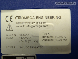 OMEGA Schaltkasten mit Meßumformer