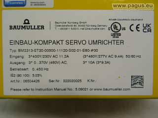 BAUMÜLLER Frequenzumrichter
