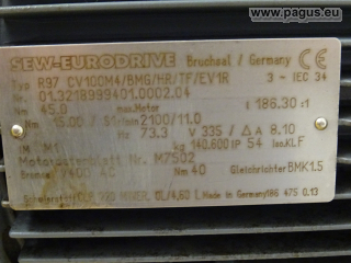 SEW Getriebemotor mit Bremse