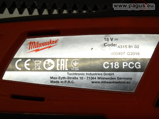 MILWAUKEE® Akku-Kartuschenpresse