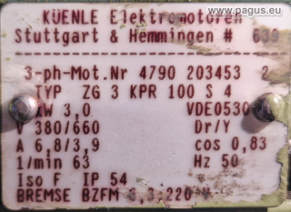 Biegemaschine VEB Mühlhausen