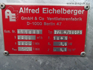 AE ALFRED EICHELBERGER Radiallüfter
