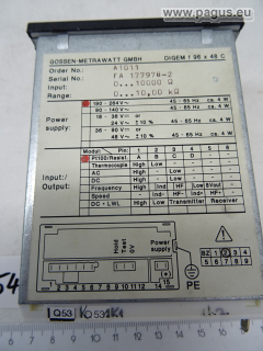 GOSSEN-METRAWATT Digitale Anzeige