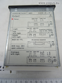 GOSSEN-METRAWATT Digitale Anzeige