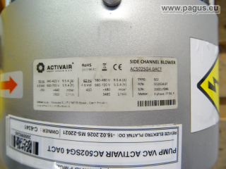 ACTIVAIR® Seitenkanal-Vakumpumpe