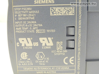 SIEMENS selectivity module
