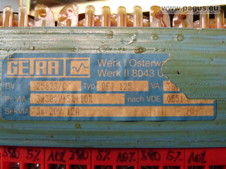 GETRA Gleichstromversorgung