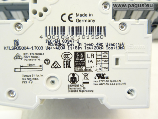 SIEMENS Leitungsschutzschalter