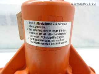 WILDEN Druckhalteventil