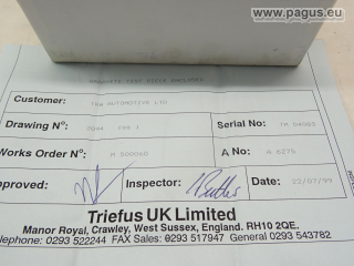 TRIEFUS Diamant Profil Abrichtrolle