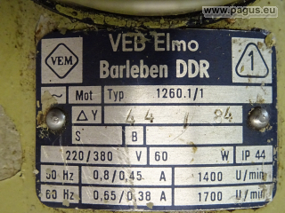 VEM Elektrohydraulisches Hubgerät