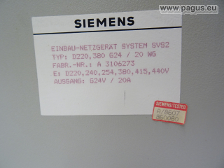SIEMENS Einbau-Netzgerät