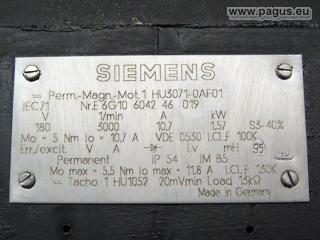 SIEMENS Servomotor