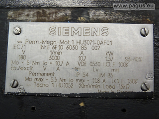 SIEMENS Servomotor
