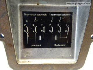 AMK Elektromotor mit Getriebe